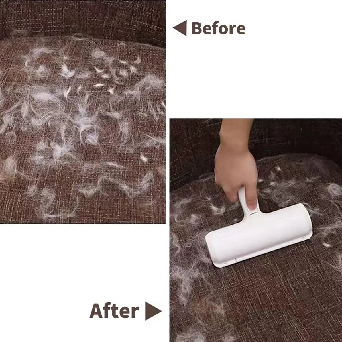 FurSweep Roller™ – Self-Cleaning Pet Hair Remover (No Refills Needed)