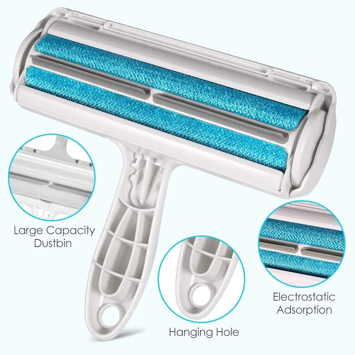 FurSweep Roller™ – Self-Cleaning Pet Hair Remover (No Refills Needed)